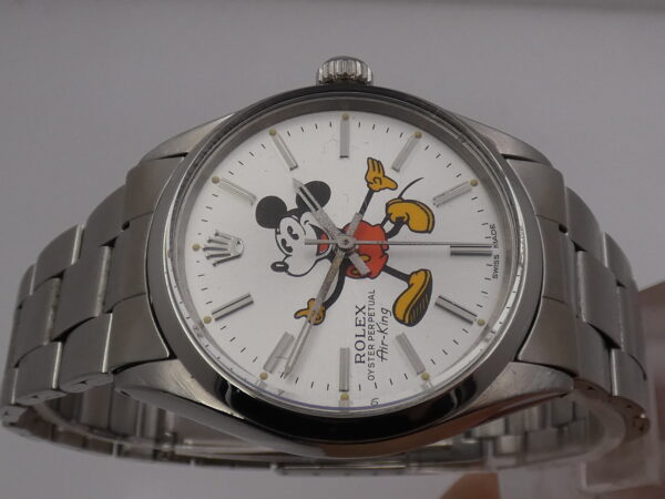 Rolex Air King Mickey Mouse 5500 ANNO 1969 Acciaio Automatico WITH BRACELET