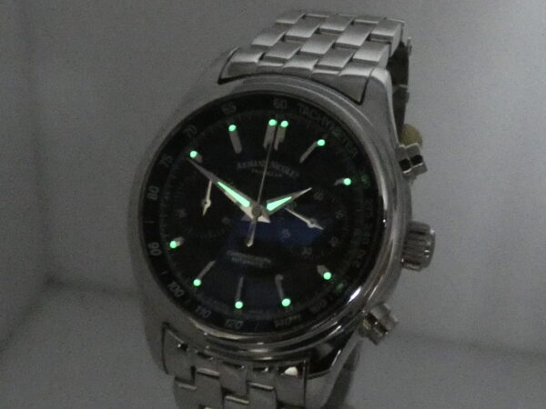 Armand Nicolet M02 Tramelan Chronograph AN9144 NEW OLD STOCK Box&Papers Bracelet