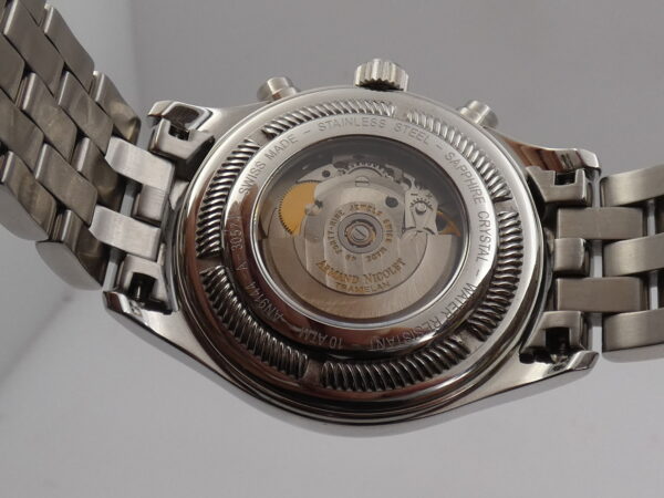 Armand Nicolet M02 Tramelan Chronograph AN9144 NEW OLD STOCK Box&Papers Bracelet