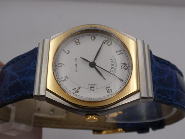 Gianfranco Ferrè Dual Tone Steel & 18Kt G.F. SWISS MADE Anni '90s