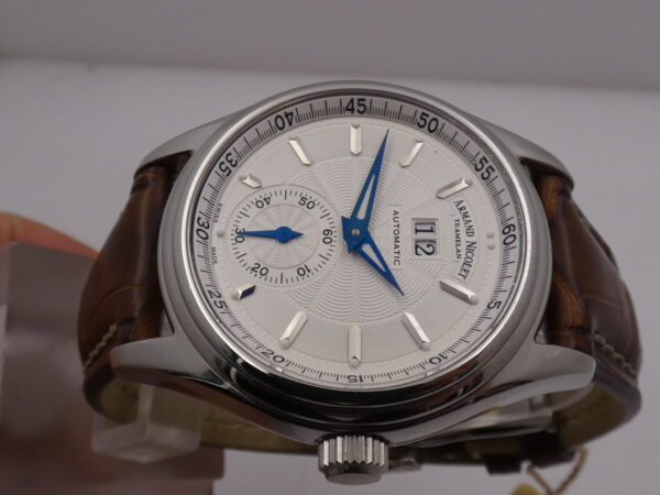 Armand Nicolet M02 Tramelan Big Date AN9146 NEW OLD STOCK With Box Automatico Oversize