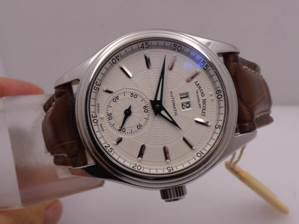 Armand Nicolet M02 Tramelan Big Date AN9146 NEW OLD STOCK With Box Automatico Oversize