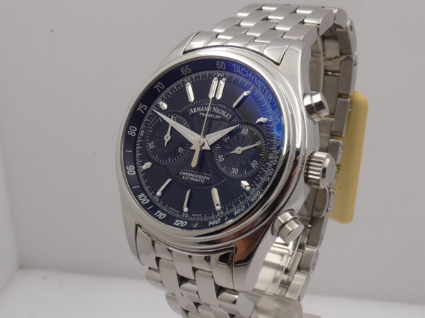 Armand Nicolet M02 Tramelan Chronograph AN9144 NEW OLD STOCK Box&Papers Bracelet