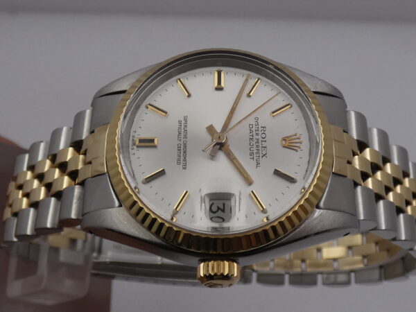 Rolex Datejust 31 6827 Mid-Size 18Kt Gold & Steel WITH PAPERS Garanzia Italia Anno 1979