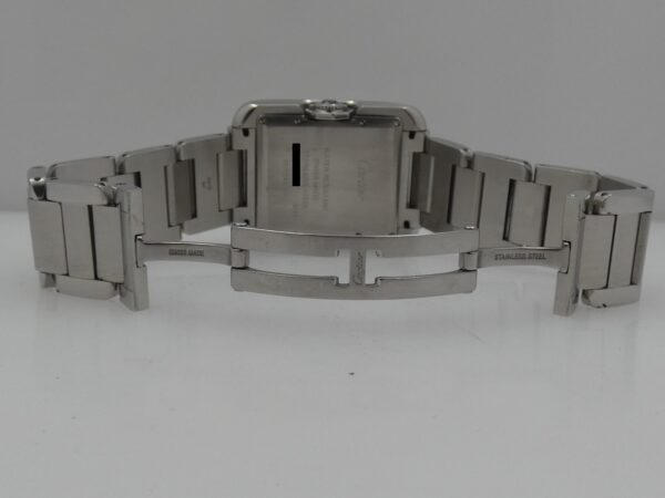 Cartier Tank Anglaise 3511 Automatico ACCIAIO With Bracelet ANNI 2000