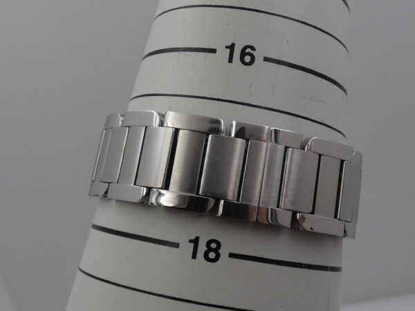 Cartier Tank Anglaise 3511 Automatico ACCIAIO With Bracelet ANNI 2000