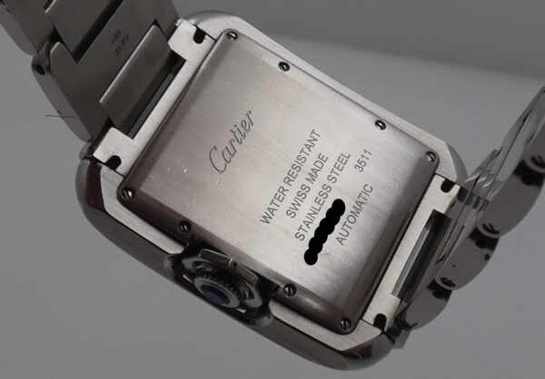 Cartier Tank Anglaise 3511 Automatico ACCIAIO With Bracelet ANNI 2000