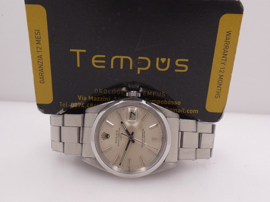 Rolex Oyster Perpetual Date 1500 Automatico Acciaio ANNO 1967 Serviced in Rolex With Bracelet - immagine 2