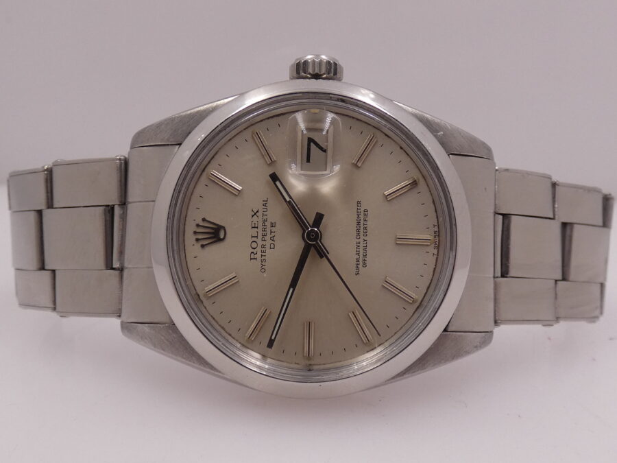 Rolex Oyster Perpetual Date 1500 Automatico Acciaio ANNO 1967 Serviced in Rolex With Bracelet - immagine 3