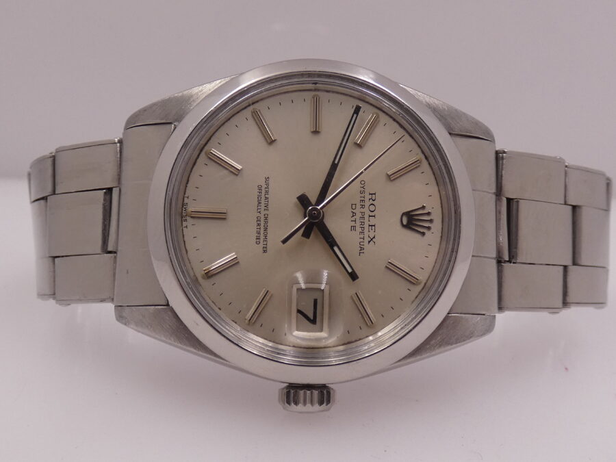 Rolex Oyster Perpetual Date 1500 Automatico Acciaio ANNO 1967 Serviced in Rolex With Bracelet - immagine 4