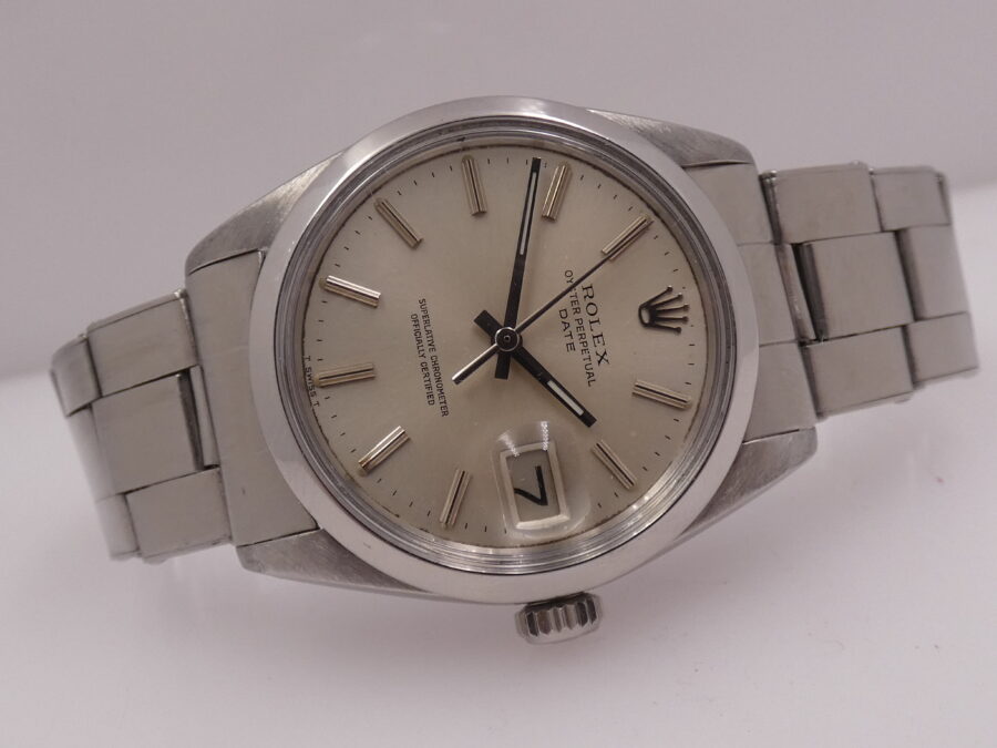 Rolex Oyster Perpetual Date 1500 Automatico Acciaio ANNO 1967 Serviced in Rolex With Bracelet - immagine 5