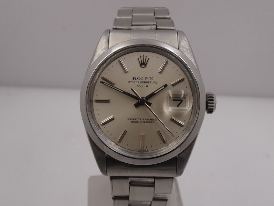 Rolex Oyster Perpetual Date 1500 Automatico Acciaio ANNO 1967 Serviced in Rolex With Bracelet - immagine 6