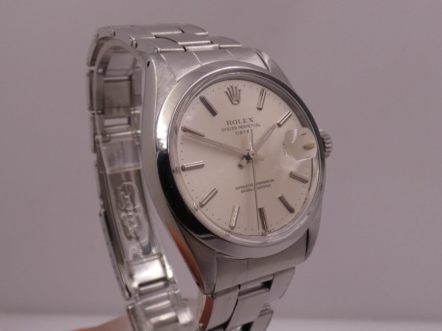 Rolex Oyster Perpetual Date 1500 Automatico Acciaio ANNO 1967 Serviced in Rolex With Bracelet - immagine 8
