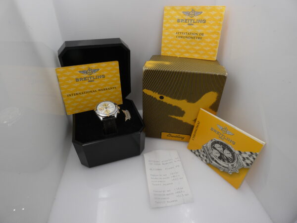 Breitling Chronomat Chronograph B13350 BOX&PAPERS 18Kt Gold&Steel Automatico Anno 2004