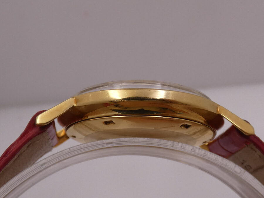 Cyma J.W.Benson London Pie Pan Dial Oro 18 Kt Automatic Date ANNI '50 - immagine 12