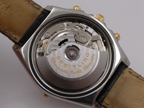 Breitling Chronomat Chronograph B13350 BOX&PAPERS 18Kt Gold&Steel Automatico Anno 2004