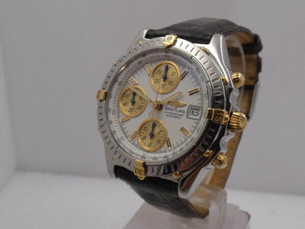 Breitling Chronomat Chronograph B13350 BOX&PAPERS 18Kt Gold&Steel Automatico Anno 2004