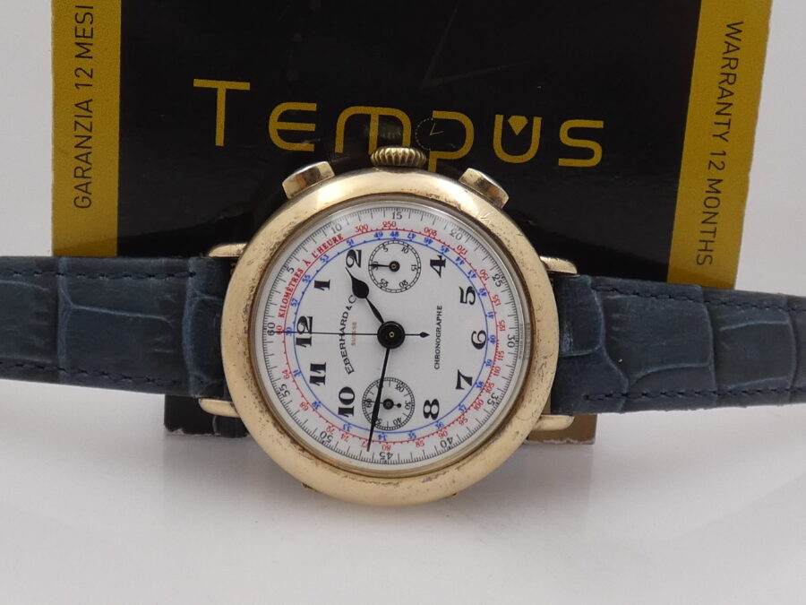 Eberhard & Co. Replica Chrono Porcelain Dial Vermeil 31008 With Box Silver 925 18Kt G.F. Manuale - immagine 2