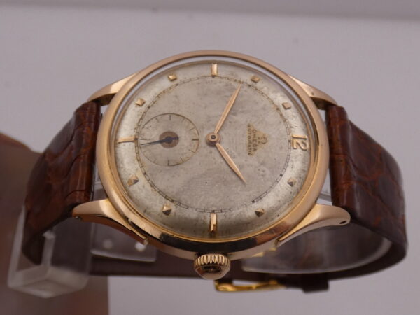 Omega Automatic Bumper Oro Rosa 18Kt With Box Cal. 30.10 Anno 1944