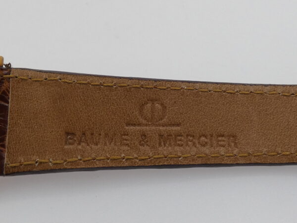 Baume & Mercier Classima Godron Oro 18 Kt New Old Stock BOX & PAPERS ANNI'90 Mai Indossato