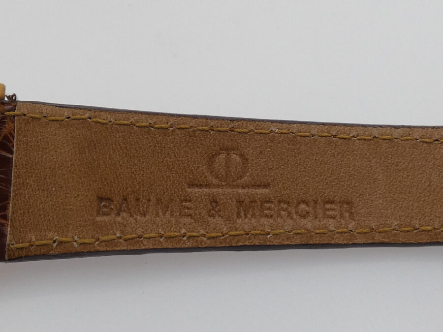 Baume & Mercier Classima Godron Oro 18 Kt New Old Stock BOX & PAPERS ANNI'90 Mai Indossato - immagine 12