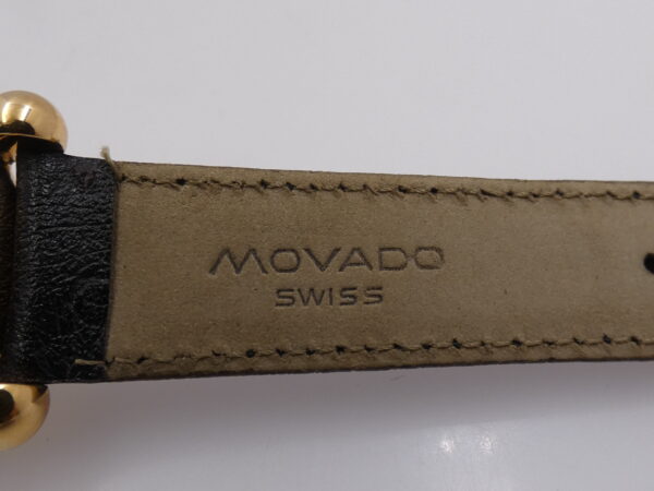 Movado Museum Bubble 37mm NEW OLD STOCK 18 Kt G.F BOX & PAPERS Years '90 Never Worn