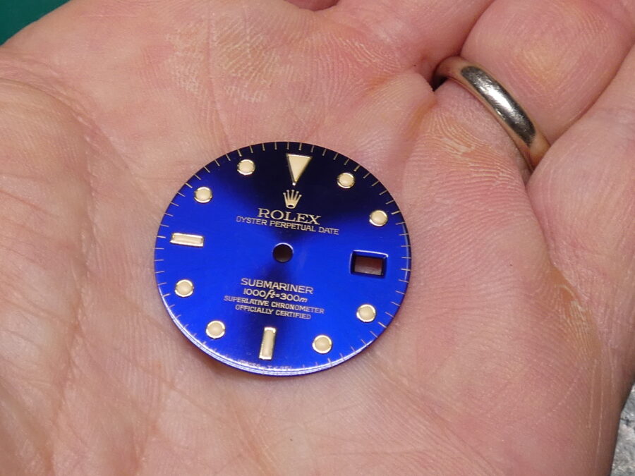 Rolex Dial Blue/Purple For Submariner Date 16803 - 16808 - 16613 - 16618 - immagine 12