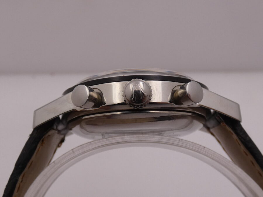 Wyler Vetta Chronograph Panda BOX & PAPERS Tritium Dial Automatico Acciaio Anno '90 - immagine 15