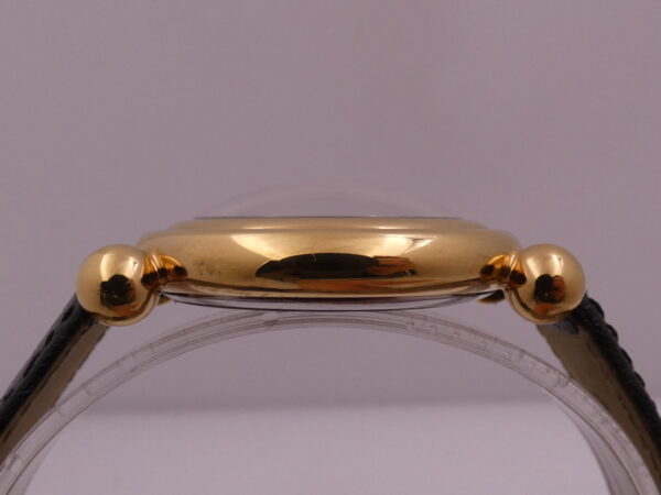 Movado Museum Bubble 37mm NEW OLD STOCK 18 Kt G.F BOX & PAPERS Years '90 Never Worn