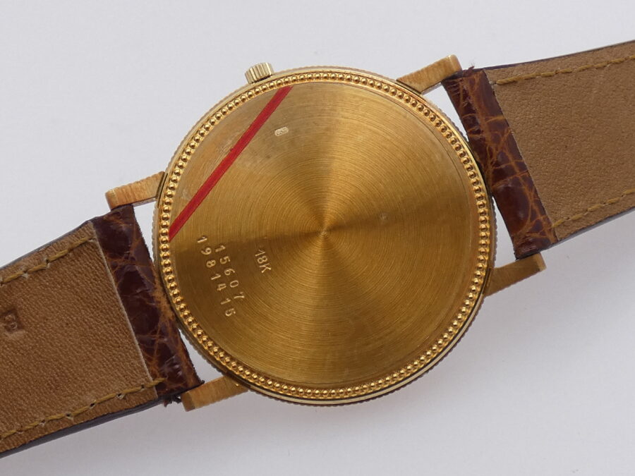 Baume & Mercier Classima Godron Oro 18 Kt New Old Stock BOX & PAPERS ANNI'90 Mai Indossato - immagine 16