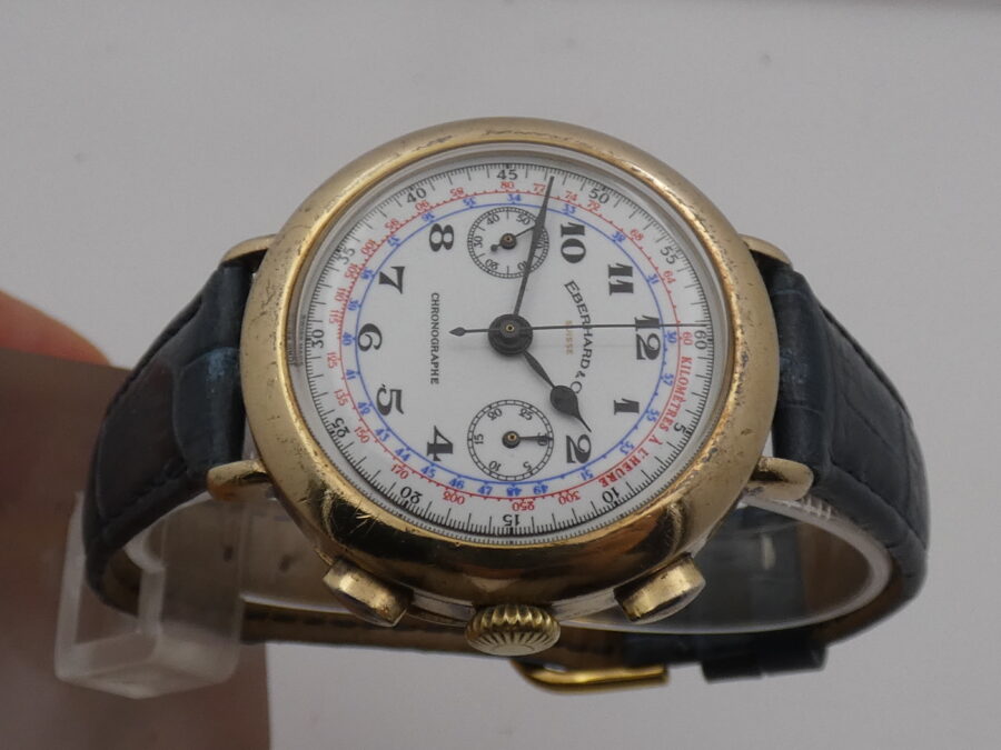 Eberhard & Co. Replica Chrono Porcelain Dial Vermeil 31008 With Box Silver 925 18Kt G.F. Manuale - immagine 3
