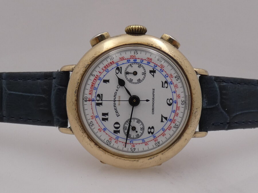 Eberhard & Co. Replica Chrono Porcelain Dial Vermeil 31008 With Box Silver 925 18Kt G.F. Manuale - immagine 4