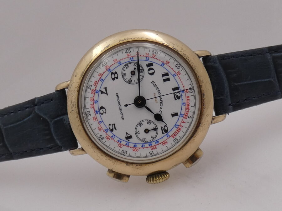 Eberhard & Co. Replica Chrono Porcelain Dial Vermeil 31008 With Box Silver 925 18Kt G.F. Manuale - immagine 5