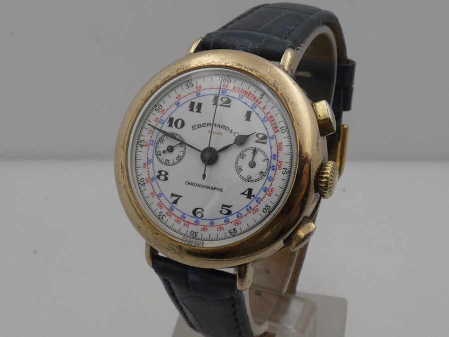 Eberhard & Co. Replica Chrono Porcelain Dial Vermeil 31008 With Box Silver 925 18Kt G.F. Manuale - immagine 7