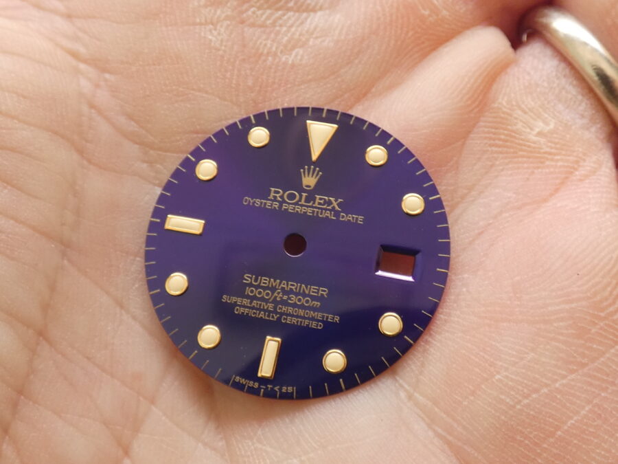 Rolex Dial Blue/Purple For Submariner Date 16803 - 16808 - 16613 - 16618 - immagine 6