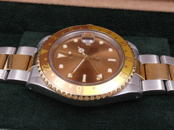 Rolex GMT-Master II 16713 Occhio di Tigre SEL 18Kt Gold & Steel ANNO 2002 Automatico