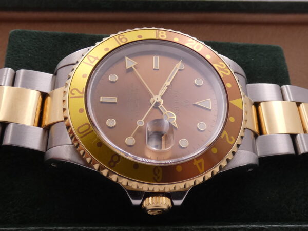Rolex GMT-Master II 16713 Occhio di Tigre SEL 18Kt Gold & Steel ANNO 2002 Automatico