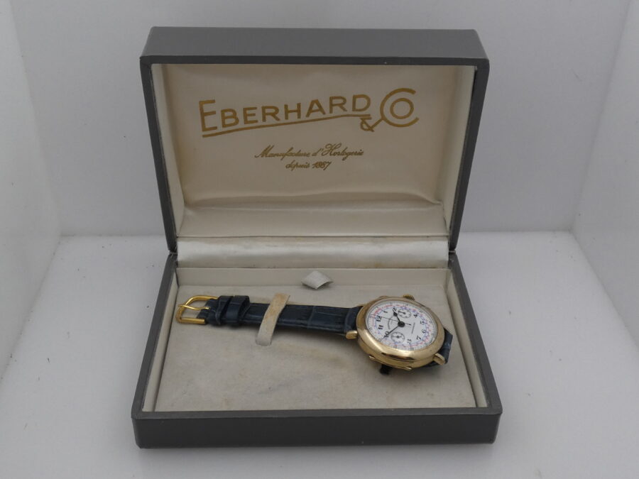Eberhard & Co. Replica Chrono Porcelain Dial Vermeil 31008 With Box Silver 925 18Kt G.F. Manuale - immagine 9