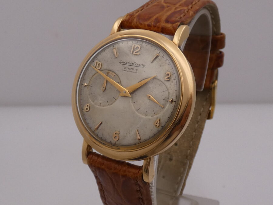 Jaeger-LeCoultre Futurematic Oro Rosa 18 Kt Power Reserve Automatic Bumper ANNI '50 Ref. E501 - immagine 9