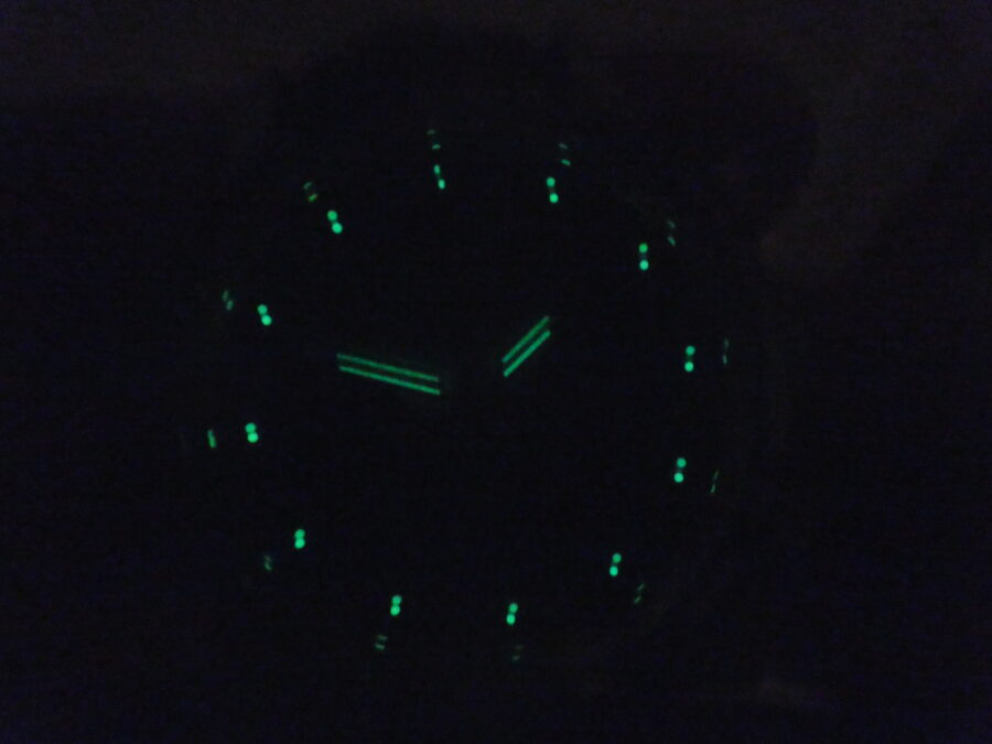 Wyler Vetta Chronograph Panda BOX & PAPERS Tritium Dial Automatico Acciaio Anno '90 - immagine 10