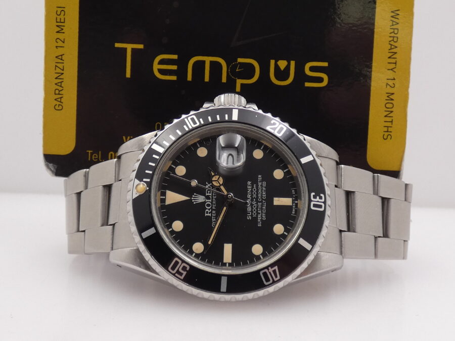 Rolex Submariner Date 16800 Ultra Rare FULL SET Matte Dial TOP CONDITION ANNO 1982 Automatico - immagine 2