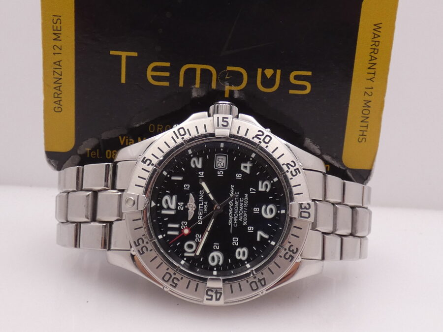 Breitling Superocean Chronometre A17360 Diver 1500m Automatico Acciaio With Bracelet Anni 2000 - immagine 2
