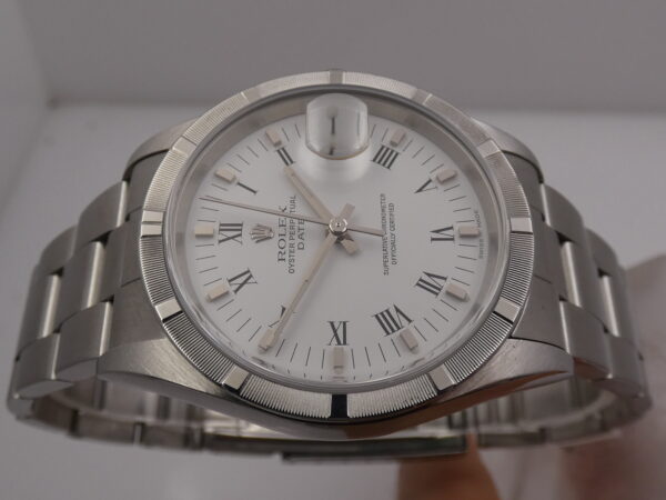 Rolex Oyster Perpetual Date 15210 NO HOLES Anno 1999 TOP CONDITION Thunderbird Bezel