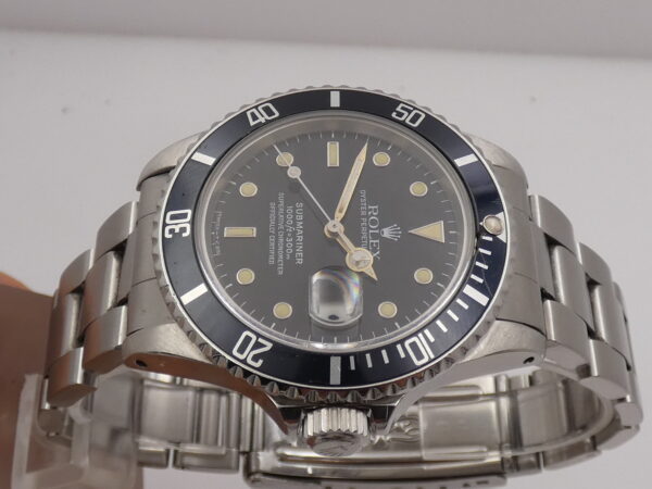 Rolex Submariner Date 16800 Open Six Hazelnut Dial JUST SERVICED With BOX ANNO 1984 Acciaio Automatico