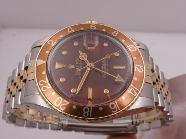 Rolex GMT-Master 16753 Occhio di Tigre Nipple Dial Acciaio&Oro With Box Anno 1980 Automatico