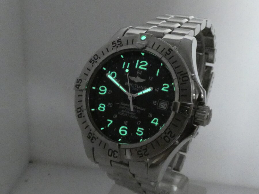 Breitling Superocean Chronometre A17360 Diver 1500m Automatico Acciaio With Bracelet Anni 2000 - immagine 11