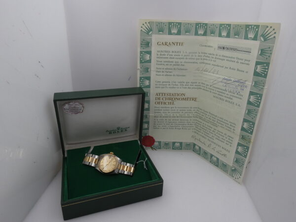 Rolex Datejust 31 Mid-Size 6824 N.O.S. Acciaio & Oro 18Kt BOX&PAPERS ITALIA Anno 1978 Automatico