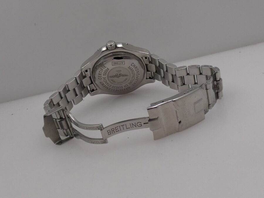 Breitling Superocean Chronometre A17360 Diver 1500m Automatico Acciaio With Bracelet Anni 2000 - immagine 12