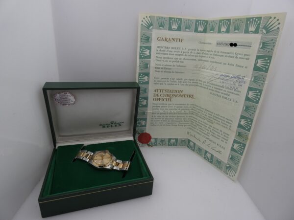 Rolex Datejust 31 Mid-Size 6827 N.O.S. Acciaio&Oro 18Kt BOX&PAPERS ITALIA Anno 1978 Automatico