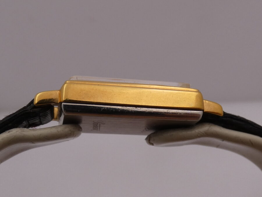 Eberhard & Co. Rectangular Diamond With Papers 18Kt G.F. Manuale Ladies Anni '80 - immagine 14